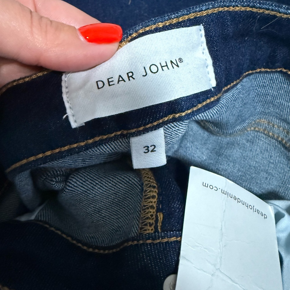 Dear John Dark Blue Women's Wide Leg Jeans